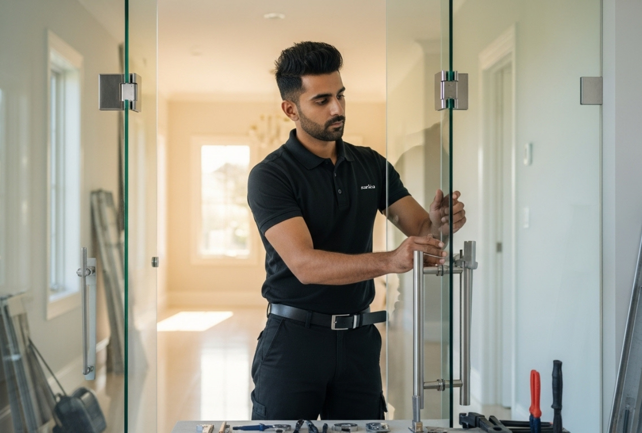 Aluminium Frame Glass Door