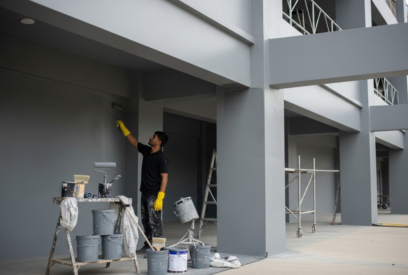 Gray structure Paint