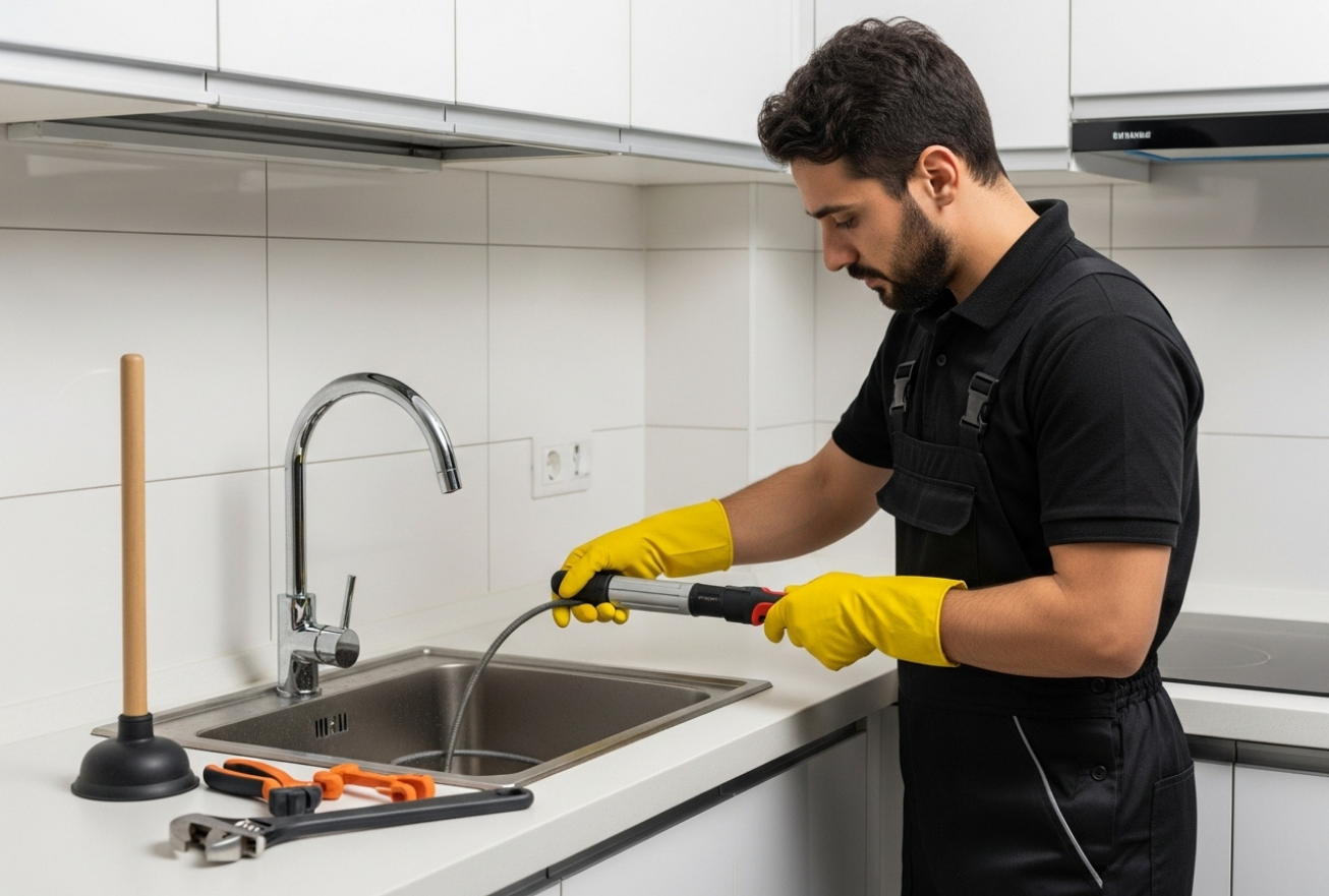 Kitchen Drain Blockage